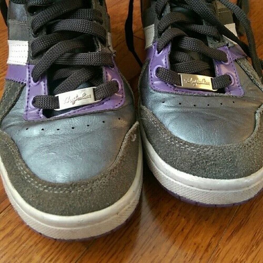 Australian Sneakers - Grey, Purple, White - Size 5 - Picture 3 of 8